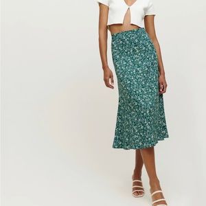 Reformation Bea midi Skirt